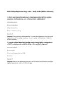 NSG 552 Psychopharmacology Exam 2 Study Guide &vert;Wilkes University