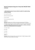NSG 552 Psychopharmacology Exam 3 Study Guide 2026&sol;2027 Wilkes University