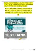 Test Bank For Microbiology Fundamentals A Clinical Approach 2024 Release Marjorie Kelly Cowan&comma; Heidi Smith and Jennifer Lusk