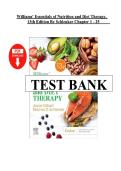 Williams&rsquo; Essentials of Nutrition & Diet Therapy Test Bank &ndash; 13th Edition &lpar;Chapters 1&ndash;25&rpar;
