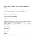 BioChem 210 Module 5 Exam - Enzymes and Kinetics 2026 Geneva College