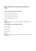 BioChem 210 Module 7 Exam&colon; Molecular Genetics 2026 Geneva College