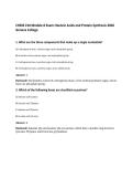 CHEM 210 Module 8 Exam&colon; Nucleic Acids and Protein Synthesis 2026 Geneva College