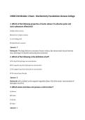 CHEM 210 Module 1 Exam - Biochemistry Foundations Geneva College
