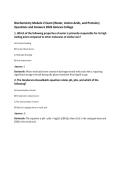Biochem 210 Bundle Exams 2026&sol;2027 Geneva College