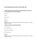 NU 518 Health Assessment Exam 3 Practice 2026 &vert; USA