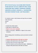 MTTC PE 044 Practice Test EXAM&vert;&vert; MOST RECENT  EXAM 2026-2027 ACTUAL COMPLETE REAL EXAM  QUESTIONS AND CORRECT ANSWERS &lpar;VERIFIED  ANSWERS&rpar; ALREADY GRADED A&plus; &vert; GUARANTEED  SUCCESS&excl;&excl; NEWEST EXAM &vert; JUST RELEASED&excl;&excl; 