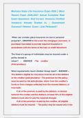 Montana State Life Insurance Exam 2026 &vert;&vert; Most  Recent Exam 2026-2027 Actual Complete Real  Exam Questions  And Correct  Answers &lpar;Verified  Answers&rpar; Already Graded A&plus; &vert; Guaranteed  Success&excl;&excl; Newest  Exam &vert; Just Released&excl;&excl;