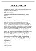 TF-CBT CERT EXAM QUESTIONS AND ANSWERS 2026