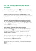 253 Diag Test Exam questions and answers  Graded A&plus; 