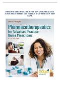 Pharmacotherapeutics for Advanced Practice&comma; 5th Edition &ndash; Woo & Robinson Test Bank &vert; NCLEX & NP Exam Prep 2026
