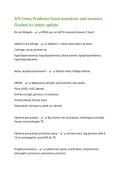 ATI Comp Predictor Exam questions and answers  Graded A&plus; latest update 
