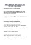 WEEK 4 PHIL347 EXAM QUESTIONS WITH CORRECT ANSWERS 2026