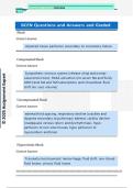 BCEN Questions and Answers and Graded 