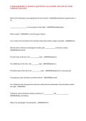LASER HAIR REMOVAL TRAINING &vert; QUESTIONS AND ANSWERS &vert; 2026 UPDATE &vert; WITH COMPLETE SOLUTION&period;