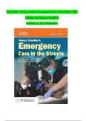 TEST BANK - Nancy Caroline&rsquo;s Emergency Care in the Streets&comma; 9th   Edition by Nancy Caroline  Chapters 1 - 53 &vert; All Chapters 