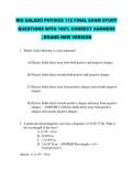 RIO SALADO PHYSICS 112 FINAL EXAM STUDY QUESTIONS WITH 100&percnt; CORRECT ANSWERS &vert; BRAND NEW VERSION