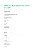 CD480 Test 2Exam questions and answers  Graded A&plus;  Neurons  found in cns and pns  neurons  transmit informstion via electrochemical signals  parts of a neuron  dendrites&comma; soma&comma; and axon  dendrites  recieves signals  soma  cell body  axon  sends signals aw
