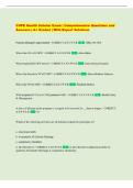 COPE Health Scholar Exam &vert; Comprehensive Questions and  Answers &vert; A&plus; Graded &vert; With Expert Solutions
