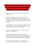 GEORGIA ADJUSTER DETAILED EXAM  STUDY QUESTIONS WITH CORRECT  ANSWERS ALREADY GRADED A&plus;