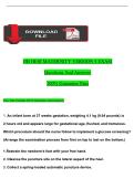 OB HESI Maternity Exam &ndash; Version 4 &vert; Verified Questions & Answers 2026 &vert;NCLEX & Mat ernal Nursing Prep