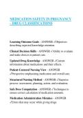 MEDICATION SAFETY IN PREGNANCY &ndash; DRUG CLASSIFICATIONS