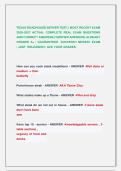 TEXAS ROADHOUSE SERVER TEST &vert;&vert; MOST RECENT EXAM  2026-2027 ACTUAL COMPLETE REAL EXAM QUESTIONS   AND CORRECT ANSWERS &lpar;VERIFIED ANSWERS&rpar; ALREADY  GRADED A&plus; &vert; GUARANTEED  SUCCESS&excl;&excl; NEWEST EXAM       &vert; JUST  RELEASED&excl;&excl;&vert; ACE YOUR GRADES&period;