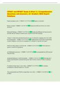 CPSGT and RPSGT Exam A &lpar;Part 1&rpar; &vert; Comprehensive  Questions and Answers &vert; A&plus; Graded &vert; With Expert  Solutions 