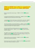 CPSGT and RPSGT Exam A &lpar;Part 2&rpar; &vert; Comprehensive  Questions and Answers &vert; A&plus; Graded &vert; With Expert  Solutions 