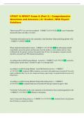 CPSGT & RPSGT Exam A &lpar;Part 3&rpar; &vert; Comprehensive  Questions and Answers &vert; A&plus; Graded &vert; With Expert  Solutions 