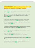 CPSGT &lpar;RPGST Test&rpar; &vert; Comprehensive Questions and  Answers &vert; A&plus; Graded &vert; With Expert Solutions