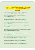 CPSGT 1 Exam &vert; Comprehensive Questions  and Answers &vert; A&plus; Graded &vert; With Expert  Solutions