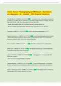 Crime Scene Photography for IAI Exam &vert; Questions  and Answers &vert; A&plus; Graded &vert; With Expert Solutions
