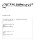 MATERNITY EVOLVE EXAM Questions with 100&percnt; Correct Answers &vert; Verified &vert; Updated &lpar;Actual Exam&rpar;