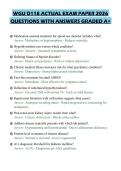WGU D118 ACTUAL EXAM PAPER 2026 QUESTIONS WITH ANSWERS GRADED A&plus;