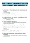 WGU D118 PRACTICE EXAMINATION 2026 QUESTIONS WITH ANSWERS GRADED A&plus;