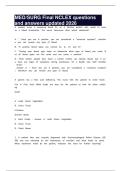 MED&sol;SURG Final NCLEX questions and answers updated 2026