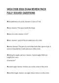 WGU D128 2026 EXAM REVIEW PACK FULLY SOLVED QUESTIONS