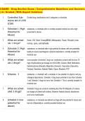 CSAMS - Drug Section Exam &vert; Comprehensive Questions and Answers  &vert; A&plus; Graded &vert; With Expert Solutions  