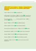 CSES 2040 Test 2 &lpar;Auburn - Huluka&rpar; &vert; Comprehensive  Questions and Answers &vert; A&plus; Graded &vert; With Expert  Solutions