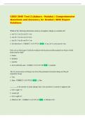 CSES 2040 Test 2 &lpar;Auburn - Huluka&rpar; &vert; Comprehensive  Questions and Answers &vert; A&plus; Graded &vert; With Expert  Solutions 