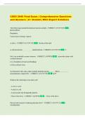 CSES 2040 Final Exam &vert; Comprehensive Questions  and Answers &vert; A&plus; Graded &vert; With Expert Solutions 