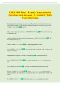 CSES 2040 Final Exam &vert; Comprehensive  Questions and Answers &vert; A&plus; Graded &vert; With  Expert Solutions 