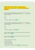 CSES 2040 Practice Exam &vert; Comprehensive  Questions and Answers &vert; A&plus; Graded &vert; With Expert  Solutions