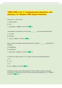 CSES 2040 Test 3 &vert; Comprehensive Questions and  Answers &vert; A&plus; Graded &vert; With Expert Solutions 