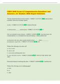 CSES 2040 Exam 4&vert; Comprehensive Questions and  Answers &vert; A&plus; Graded &vert; With Expert Solutions 