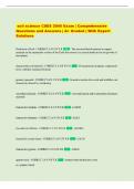 soil science CSES 2040 Exam &vert; Comprehensive  Questions and Answers &vert; A&plus; Graded &vert; With Expert  Solutions