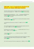 CSES 2040 - Test 3 &vert; Comprehensive Questions and  Answers &vert; A&plus; Graded &vert; With Expert Solutions