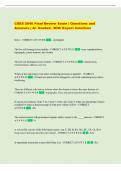 CSES 2040 Final Review Exam &vert; Questions and  Answers &vert; A&plus; Graded &vert; With Expert Solution