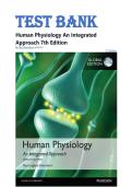  Test Bank for Human Physiology An Integrated Approach 7th Edition&period; Latest Edition